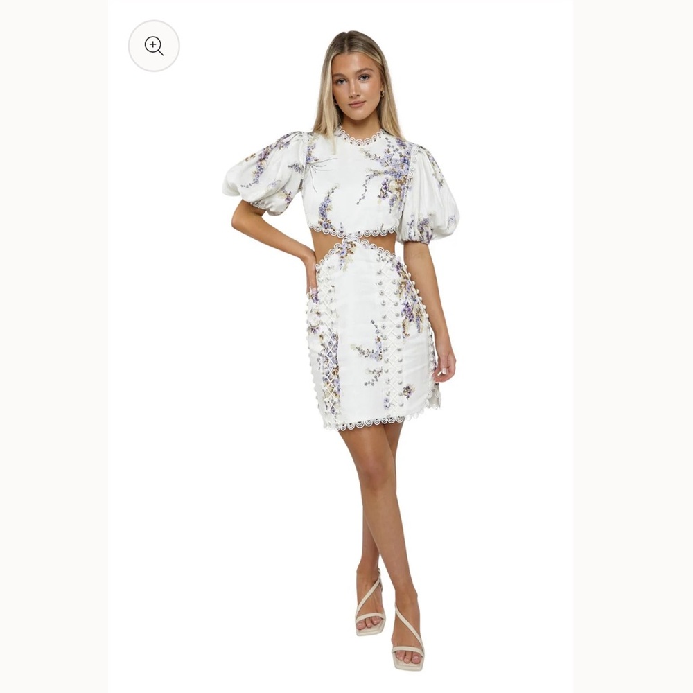Zimmermann Jude Cut Out Mini Dress